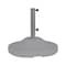 Us Weight Fillable 120lb Capacity Free Standing Umbrella Base, Grey, Commercial FUB120GE - alternate 1